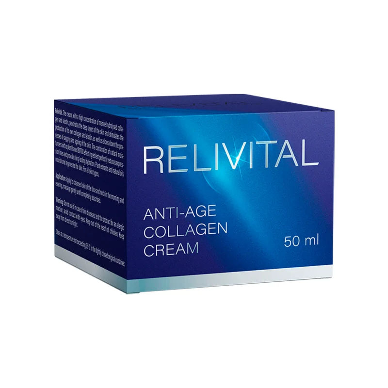 Relivital — Verpackung der Kollagen-Creme, 50 ml